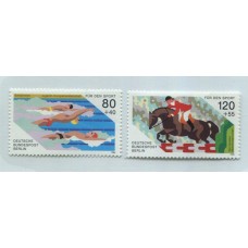 ALEMANIA OCCIDENTAL BERLIN 1986 SERIE COMPLETA DE ESTAMPILLAS NUEVAS MINT 7,50 EUROS